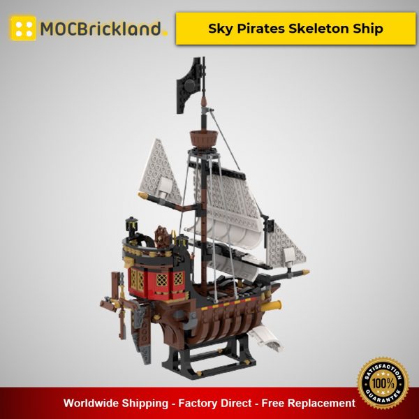 creator moc 53448 31109 sky pirates skeleton ship by madmocs mocbrickland 5988