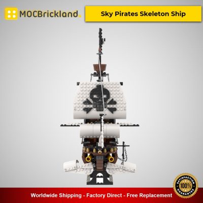 creator moc 53448 31109 sky pirates skeleton ship by madmocs mocbrickland 7603