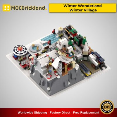 creator moc 56563 winter wonderland winter village by momatteo79 mocbrickland 3388
