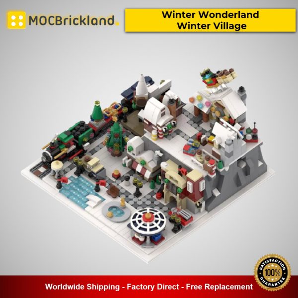 creator moc 56563 winter wonderland winter village by momatteo79 mocbrickland 7429