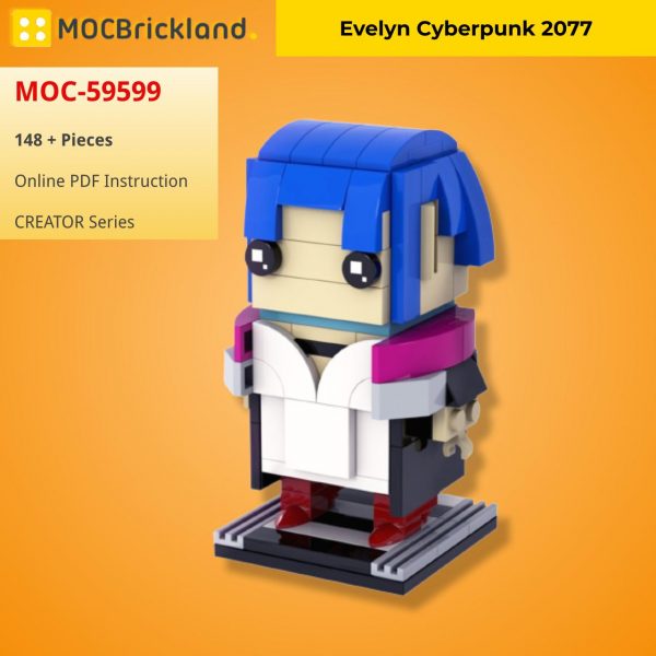 creator moc 59599 evelyn cyberpunk 2077 by madglom mocbrickland 5848