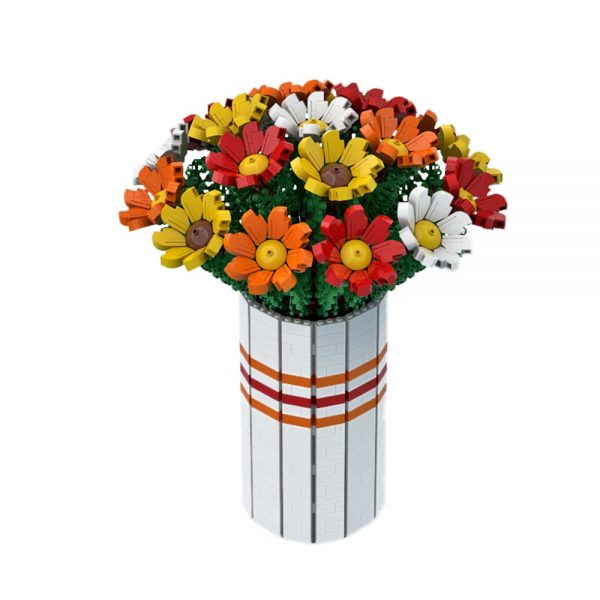 creator moc 60822 bouquet of colorful flowers by benstephenson mocbrickland 2219
