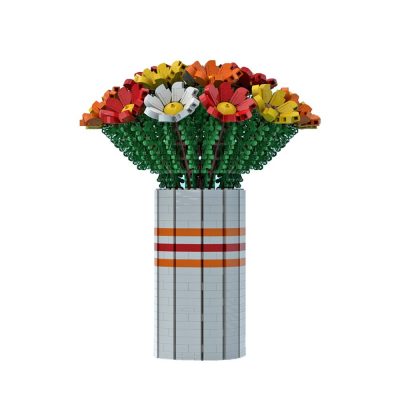 creator moc 60822 bouquet of colorful flowers by benstephenson mocbrickland 3681