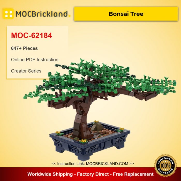 Creator MOC-62184 Bonsai Tree by Gr33tje13 MOCBRICKLAND