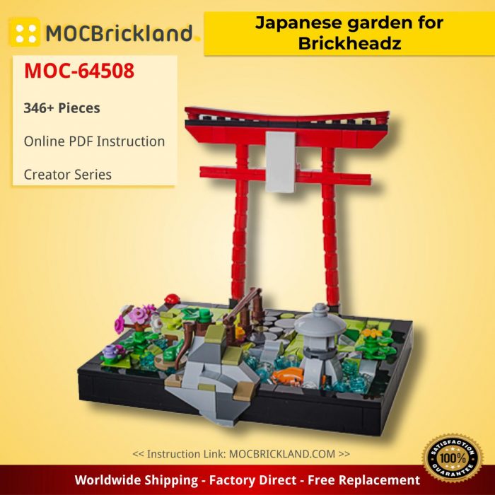 Creator MOC-64508 Japanese Garden for Brickheadz by cdn MOCBRICKLAND