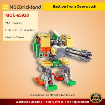 creator moc 65928 bastion from overwatch by kmx creations mocbrickland 1917