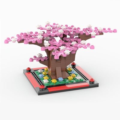 creator moc 69242 sakura tree by xmsbricks mocbrickland 8514