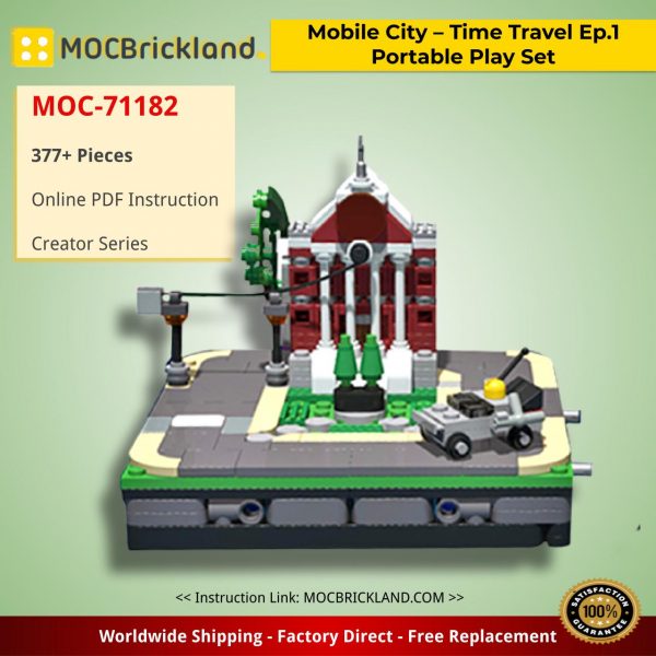 creator moc 71182 mobile city time travel ep1 portable play set by doublebu mocbrickland 1098