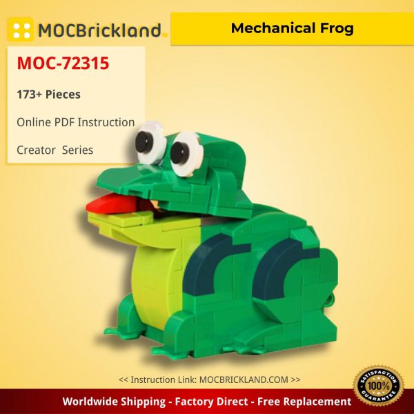 creator moc 72315 mechanical frog by jkbrickworks mocbrickland 7452