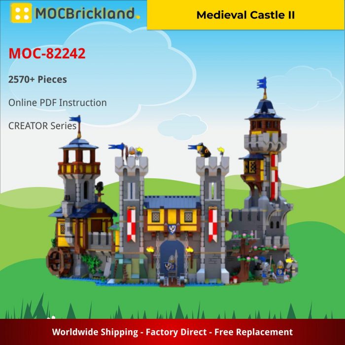 CREATOR MOC-82242 Medieval Castle II by BrickType MOCBRICKLAND