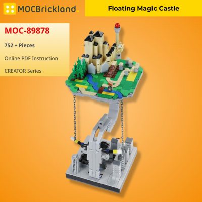 creator moc 89878 floating magic castle mocbrickland 7255