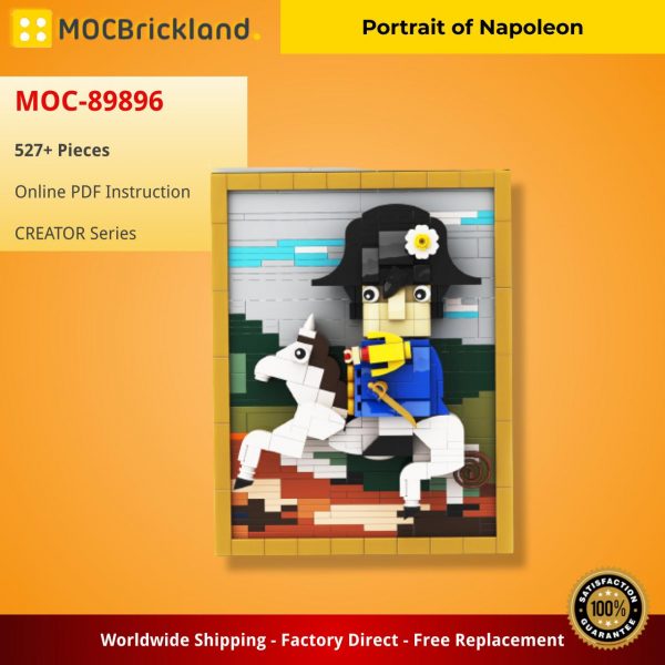 creator moc 89896 portrait of napoleon mocbrickland 3678