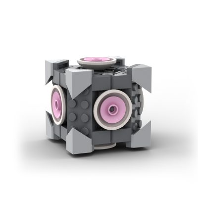 creator moc 89897 portal companion cube by mahj mocbrickland 1617