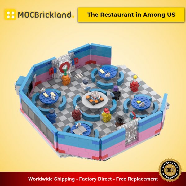 creator moc 90068 the restaurant in among us mocbrickland 1316