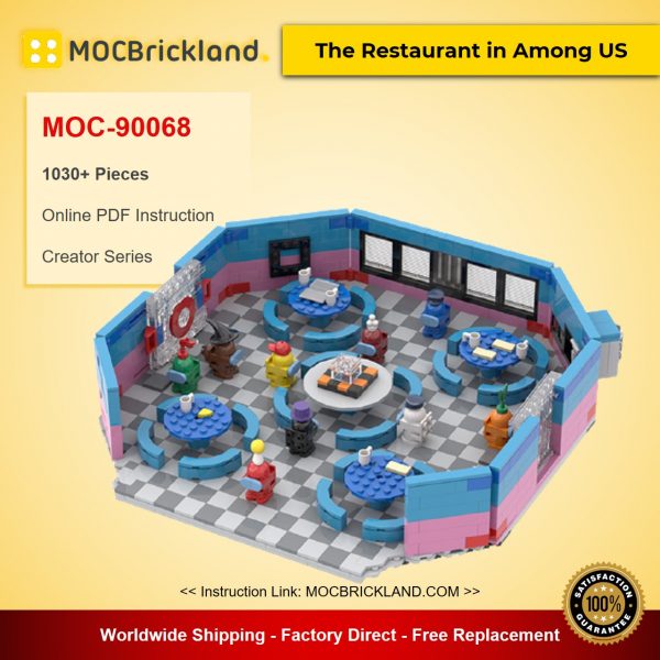 creator moc 90068 the restaurant in among us mocbrickland 3678