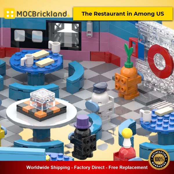 creator moc 90068 the restaurant in among us mocbrickland 7735