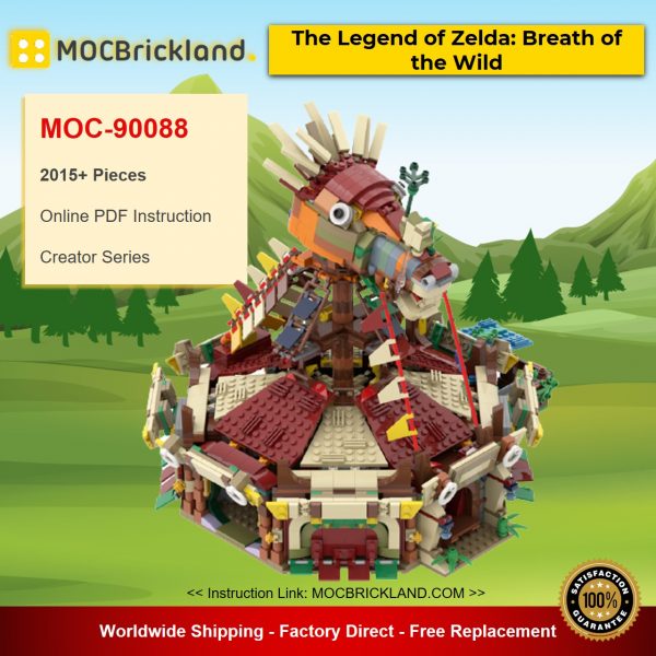 creator moc 90088 the legend of zelda breath of the wild mocbrickland 1036