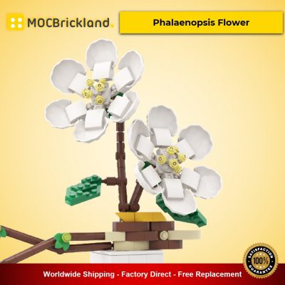 creator moc 90095 phalaenopsis flower mocbrickland 1688