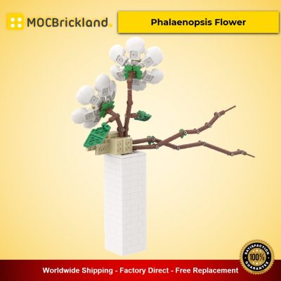 creator moc 90095 phalaenopsis flower mocbrickland 8998