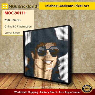 creator moc 90111 michael jackson pixel art mocbrickland 5351