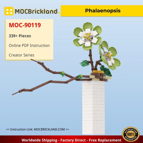 creator moc 90119 phalaenopsis mocbrickland 8859