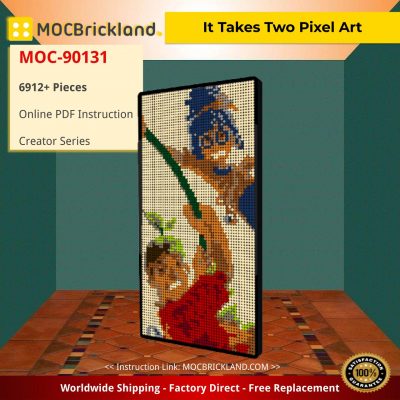 creator moc 90131 it takes two pixel art mocbrickland 5026