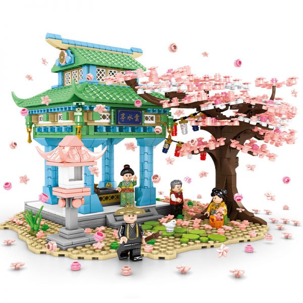 creator sembo 601149 japanese cherry blossom 4904