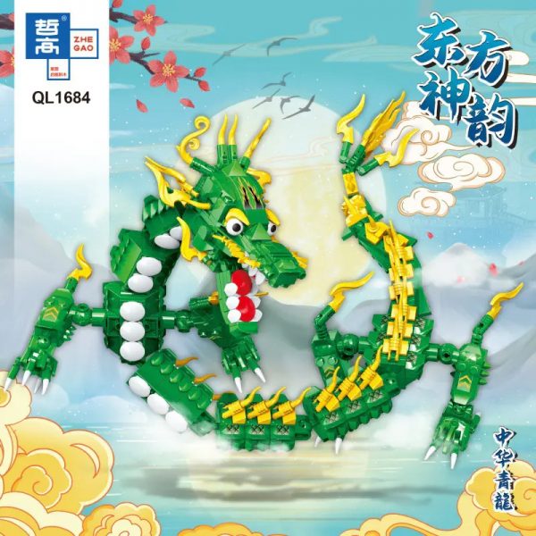 creator zhegao ql1679 ql1684 oriental charm and chinese dragon 1832