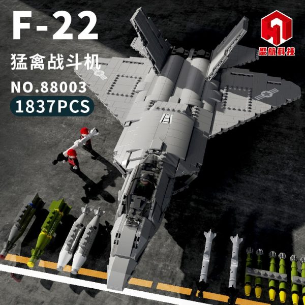 military juhang 88003 american raptor f 22 battle airplane 2041