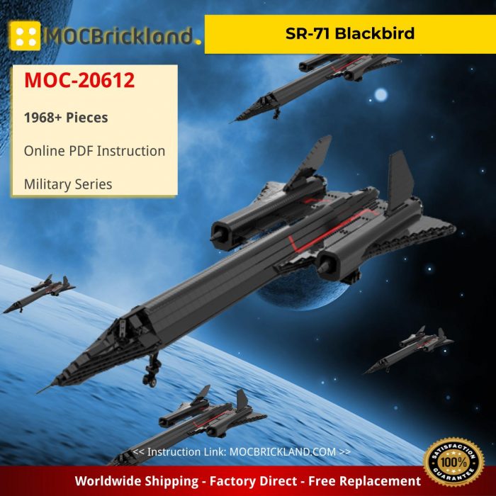 MILITARY MOC-20612 SR-71 Blackbird by HeatproofNut MOCBRICKLAND