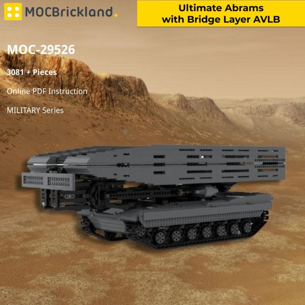 military moc 29526 ultimate abrams with bridge layer avlb by zackhariahm mocbrickland 5455