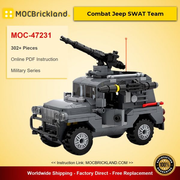 military moc 47231 combat jeep swat team by madmocs mocbrickland 3632