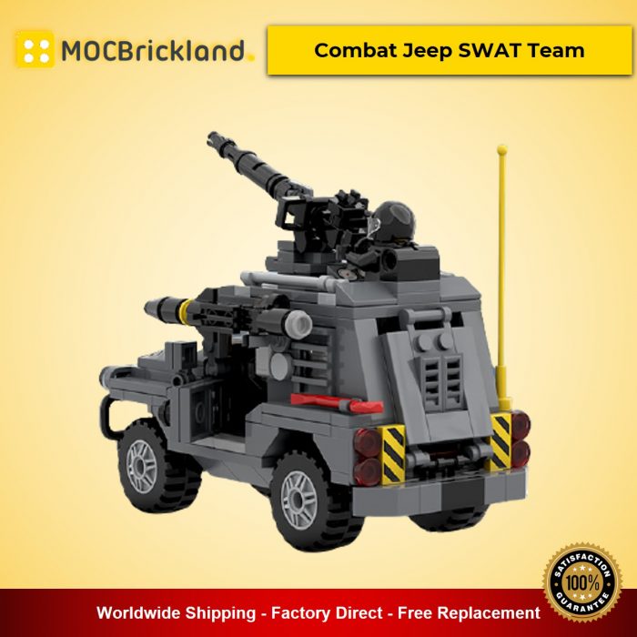 Military MOC-47231 Combat Jeep SWAT Team by MadMocs MOCBRICKLAND