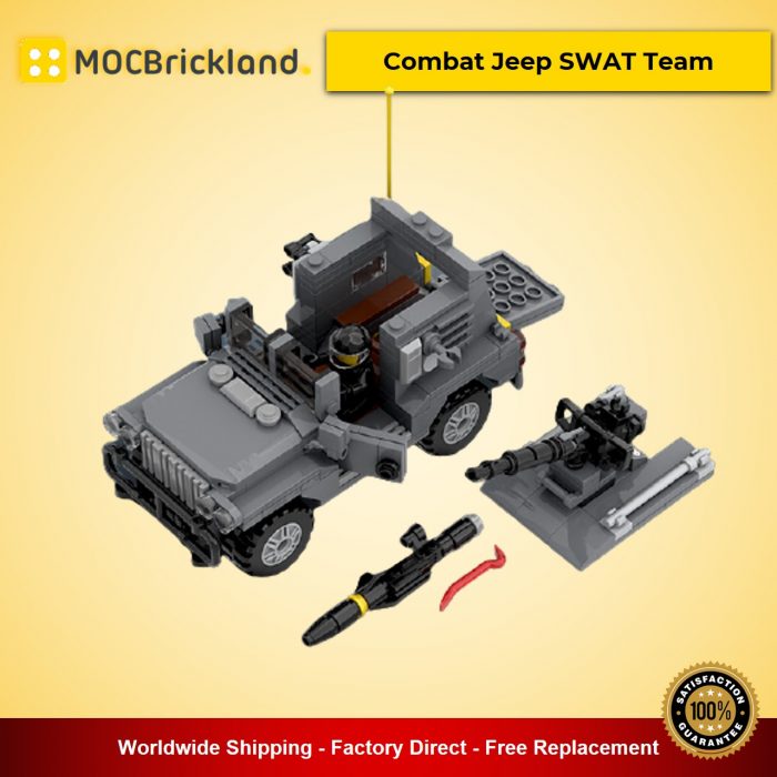 Military MOC-47231 Combat Jeep SWAT Team by MadMocs MOCBRICKLAND