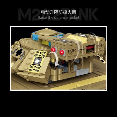 military moyu my86001 m2a2 tank with rc 1763 pieces 2213