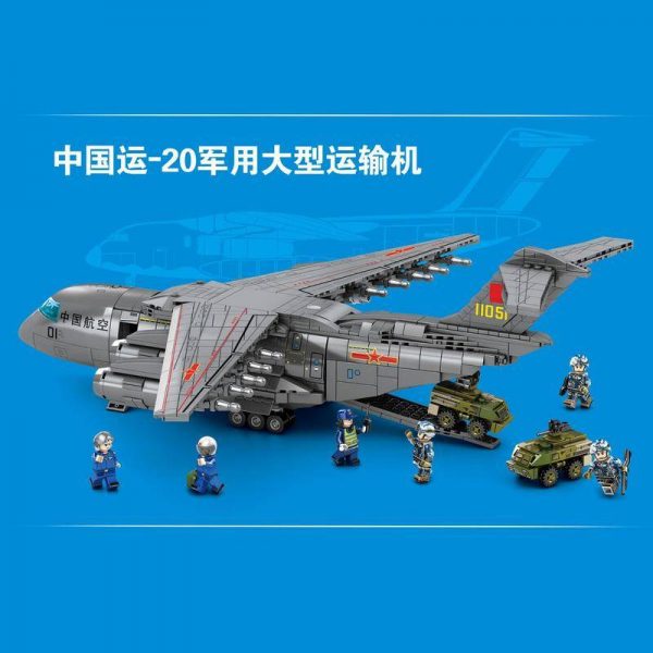 military sembo 202130 yun 20 military large transport aircraft 8509