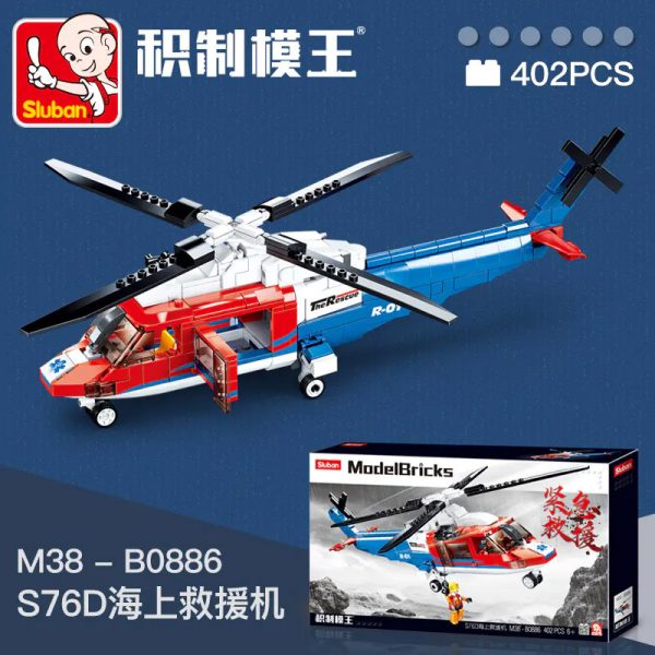 military sluban m38 b0885 s76d marine rescue helicopter 5860