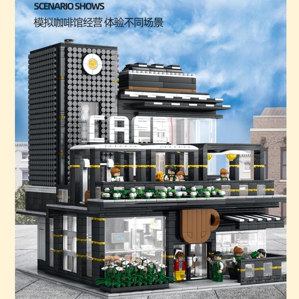 modular building juhang 86007 corner cafe with light modular building 2976