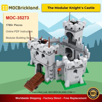 modular building moc 35273 the modular knights castle by klockizbroda mocbrickland 4090