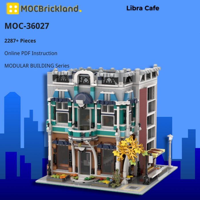 MODULAR BUILDING MOC-36027 Libra Cafe MOCBRICKLAND