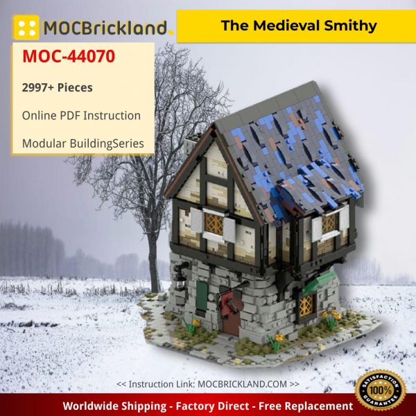 modular building moc 44070 the medieval smithy by povladimir mocbrickland 3223