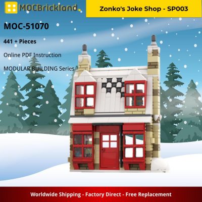 modular building moc 51070 zonkos joke shop sp003 by scarletpatronus mocbrickland 6260