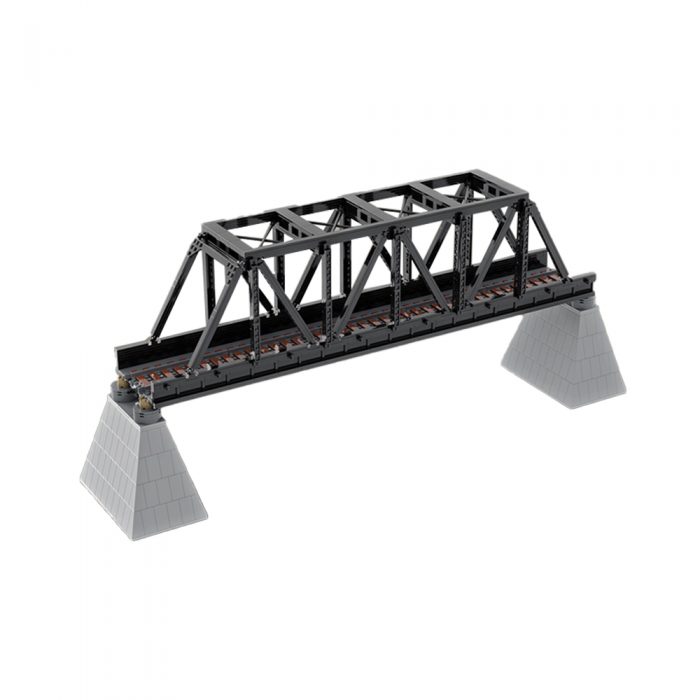 MODULAR BUILDING MOC-51141 Iron Truss Railway Bridge MOCBRICKLAND