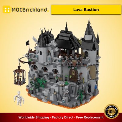 modular building moc 53816 lava bastion by mocscout mocbrickland 6941