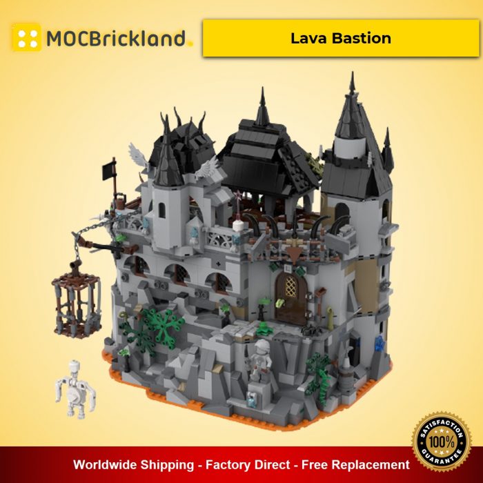 Modular Building MOC-53816 Lava Bastion by mocscout MOCBRICKLAND