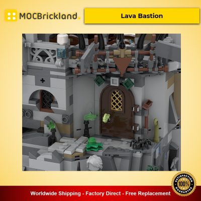 modular building moc 53816 lava bastion by mocscout mocbrickland 7882