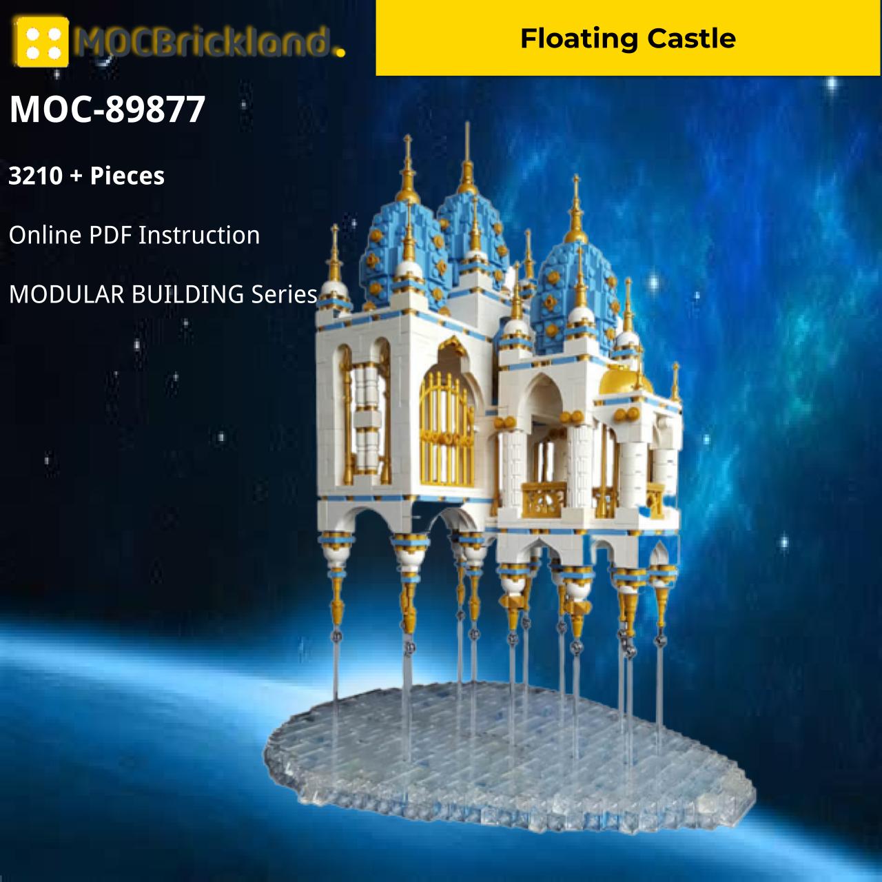 modular building moc 89877 floating castle mocbrickland 2856