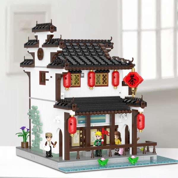 modular building xingbao xb 01034 jiangnan water town hechun tea house 3874