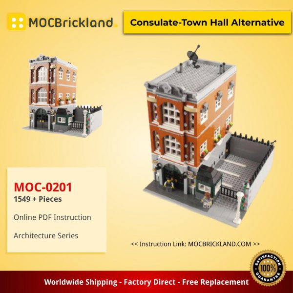 modular buildings moc 0201 consulate town hall alternative by brickcitydepot mocbrickland 2044