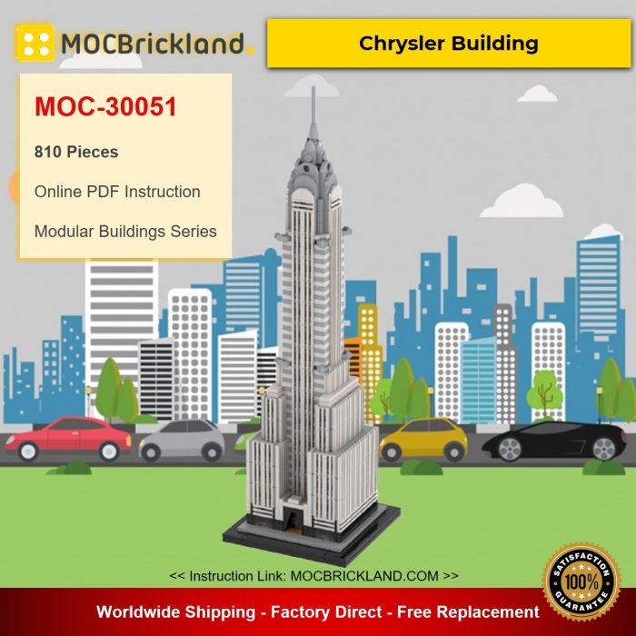 Modular Buildings MOC-30051 Chrysler Building by TOPACES MOCBRICKLAND